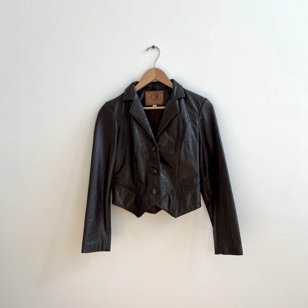 Vintage leather jacket. Leatherworks from Everett, MA!
